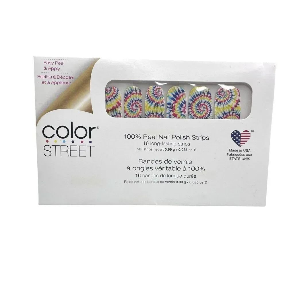 New Sealed Color Street Nail Polish Strips 16 Count Wanna Peace Of Me USA